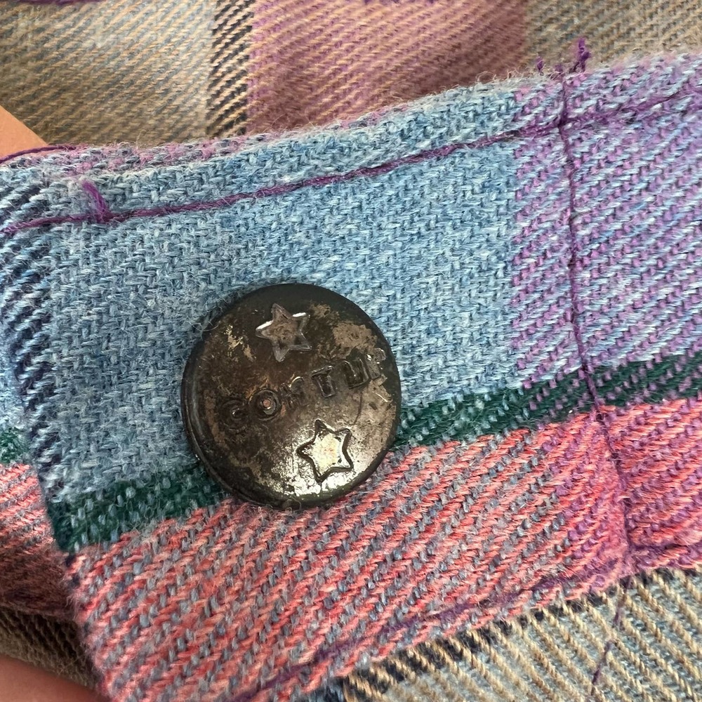 Plaid Flared 70s Pants - image 7